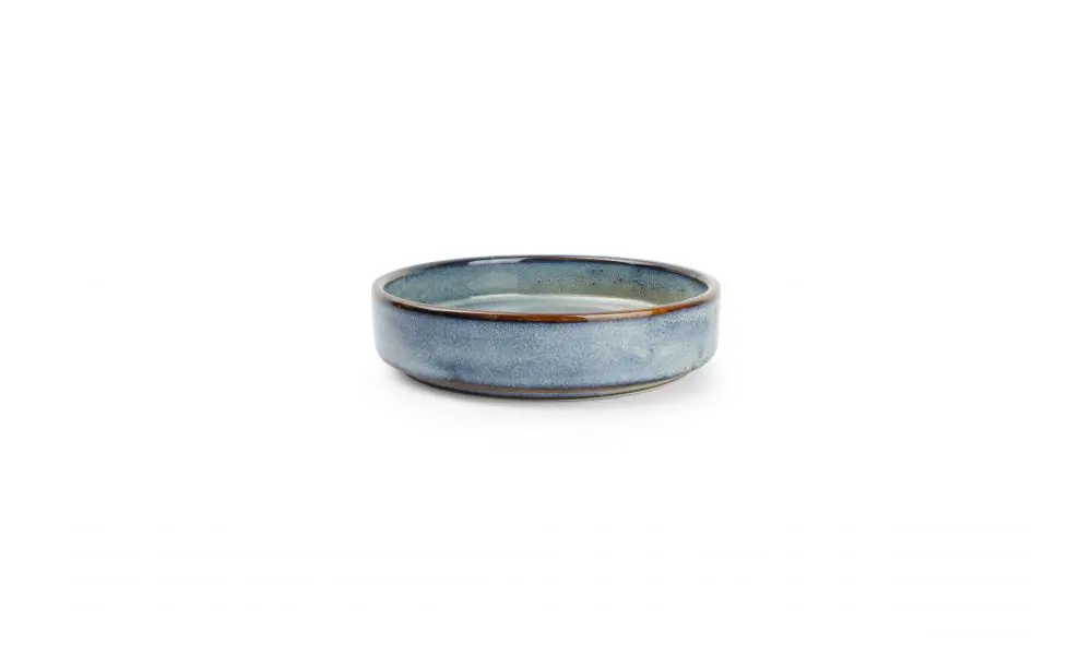 Plate 13,5xH3cm blue Nova