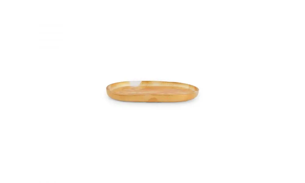 Plate 14,5x22,5xH1,5cm gold Folia