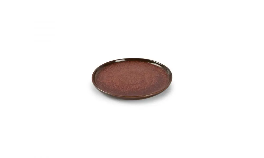 Plate 16cm red Tapa