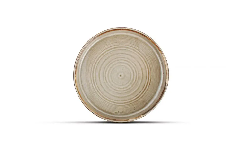 Plate 17,5xH2,5cm grey Munduk