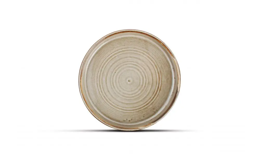 Plate 17,5xH2,5cm grey Munduk