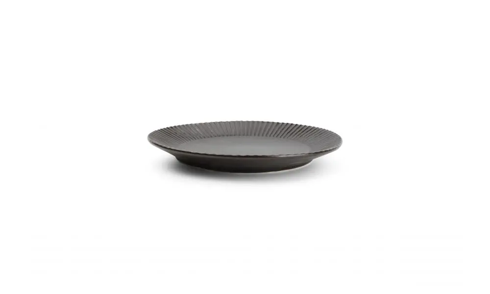 Plate 19,5cm black Aurora