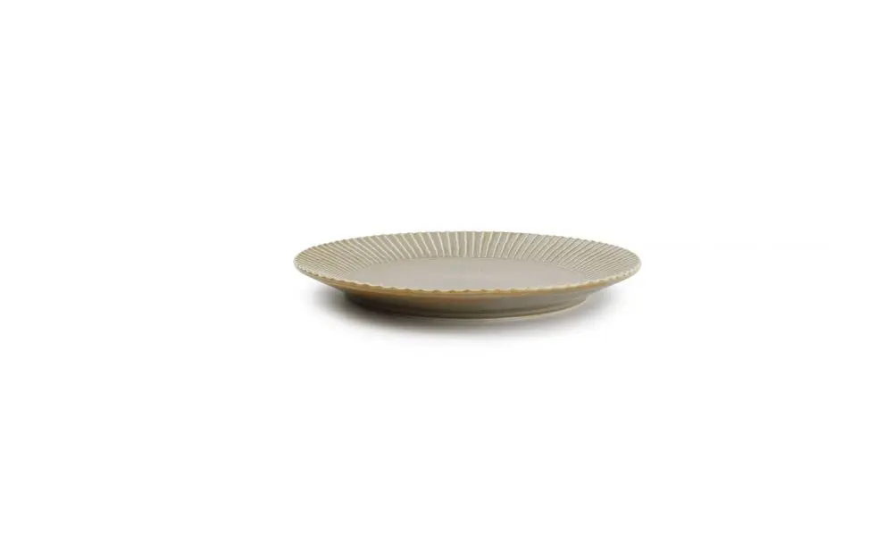 Plate 19,5cm sage green Aurora