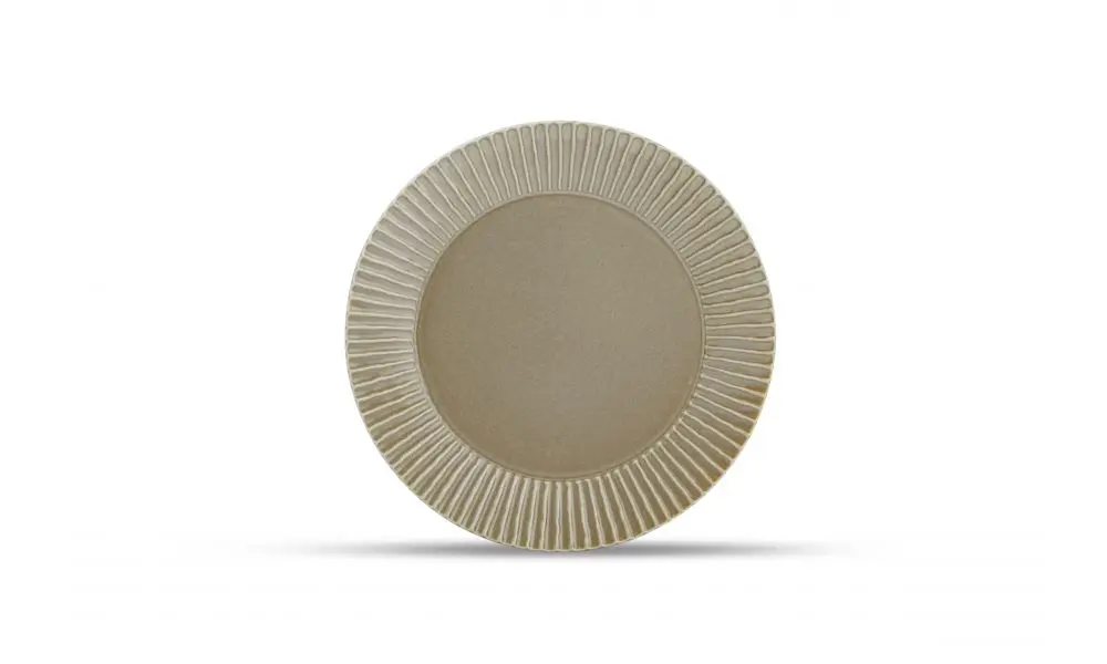 Plate 19,5cm sage green Aurora