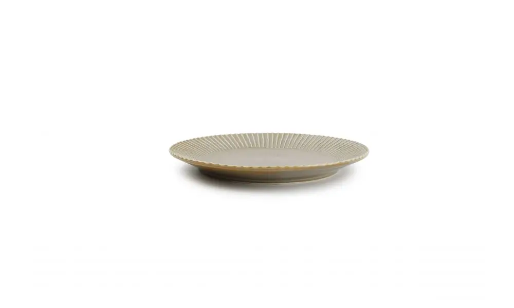 Plate 19,5cm sage green Aurora