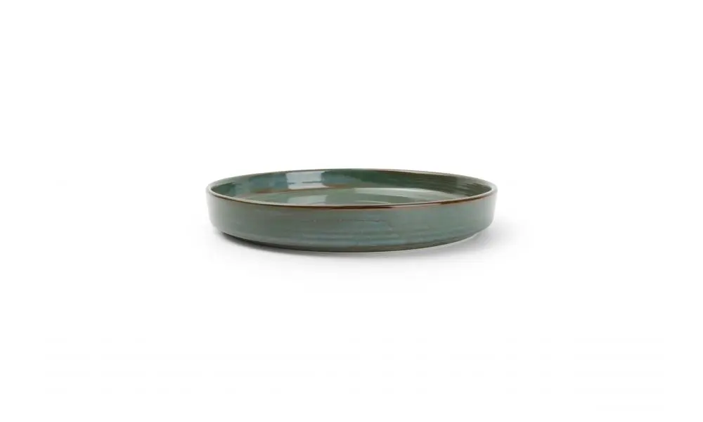 Plate 20xH2,5cm green Munduk