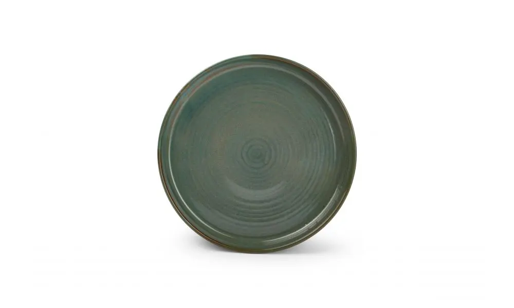 Plate 20xH2,5cm green Munduk
