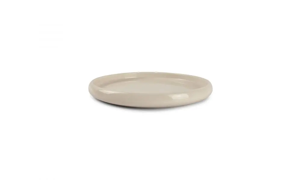 Plate 21cm vanilla Curvo