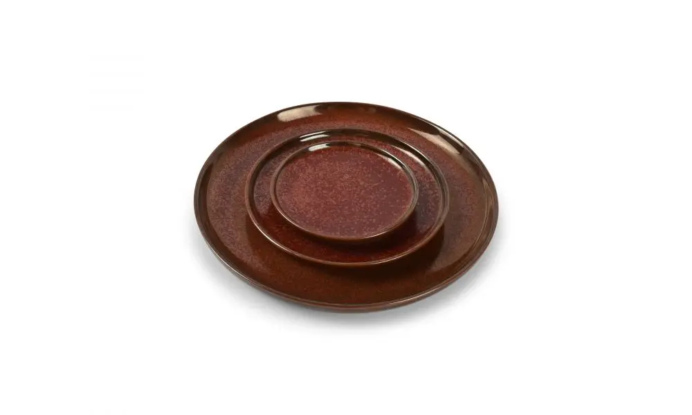 Plate 24cm red Tapa