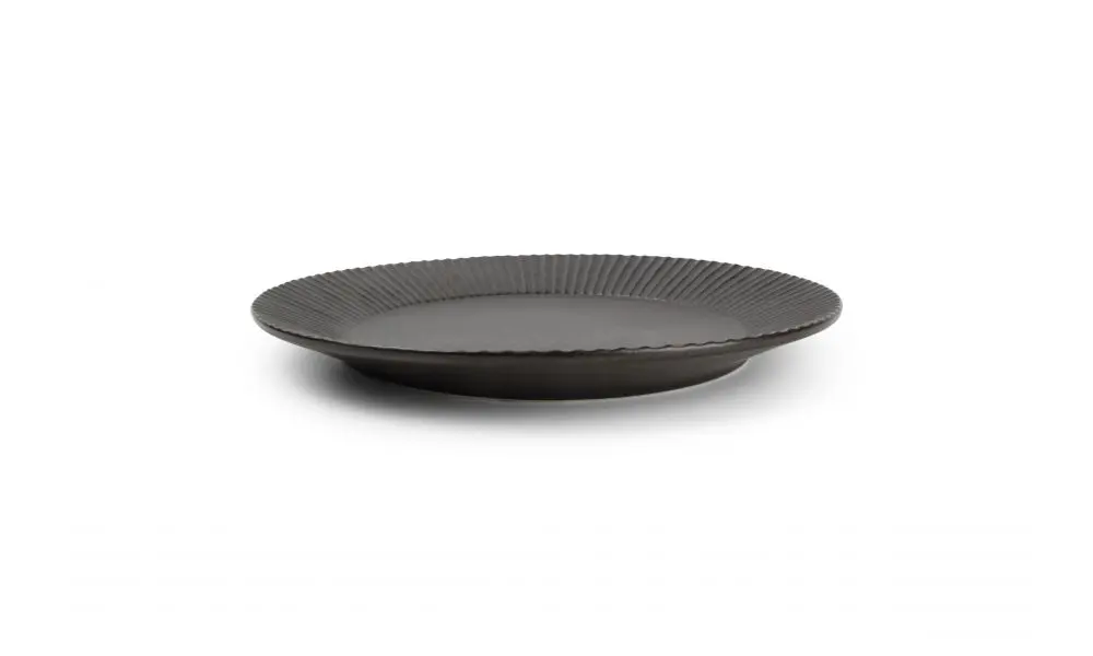 Plate 26cm black Aurora