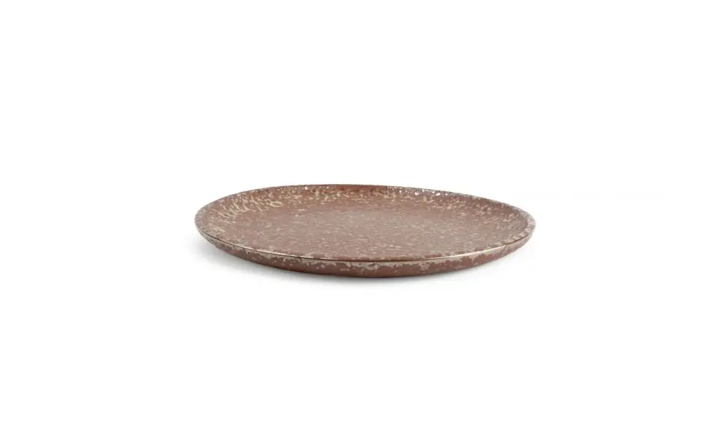 Plate 26cm rusty Oxido