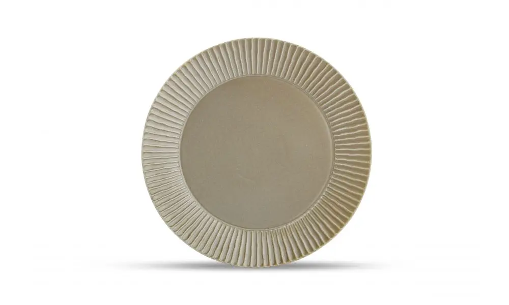 Plate 26cm sage green Aurora