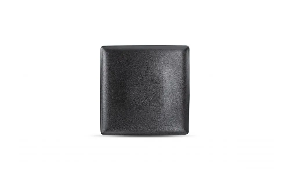 Plate 26x26cm black Dusk