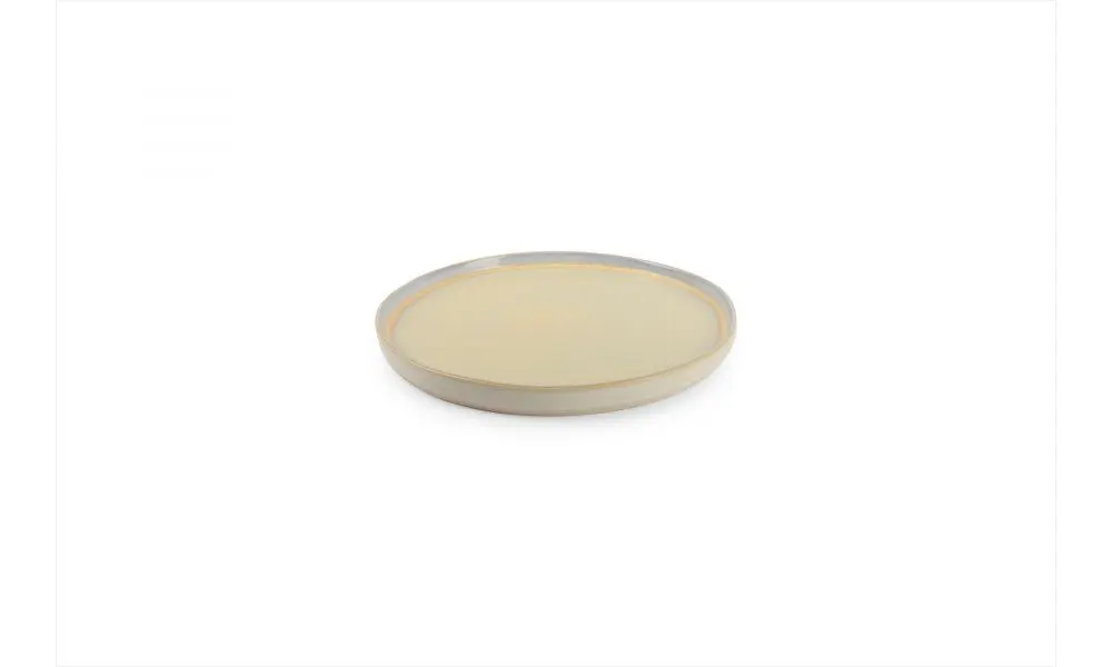 Plate 27xH2,0cm gold Glister