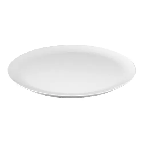 MELAMINE WHITE PLATE 28CM
