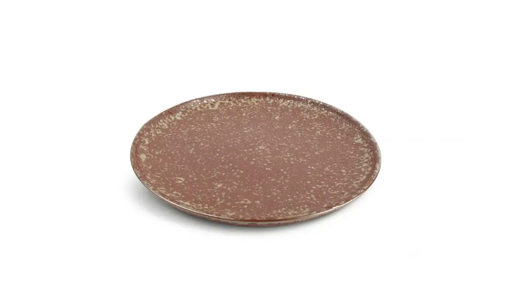 Plate 28,5cm rusty Oxido