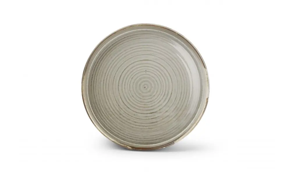 Plate 28,5xH3,5cm grey Munduk