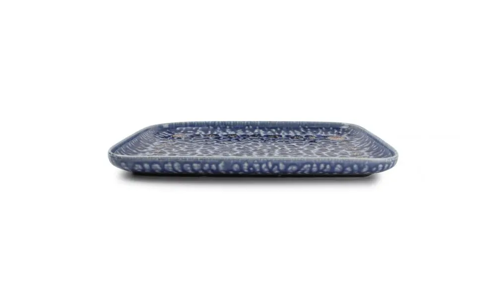 Plate 28x20cm cobalt Oxido
