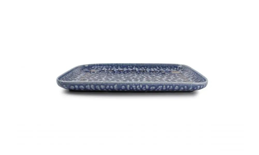 Plate 28x20cm cobalt Oxido