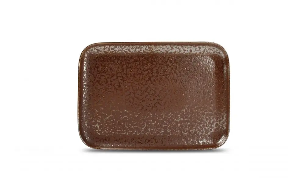Plate 28x20cm Rusty Oxido