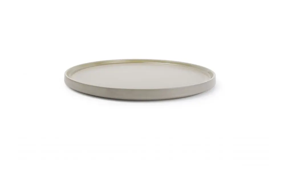Plate 28xH1,5cm brown Structo
