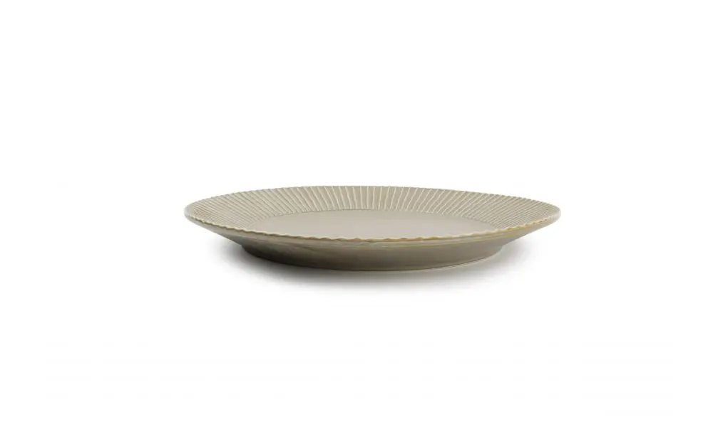 Plate 30,5cm sage green Aurora