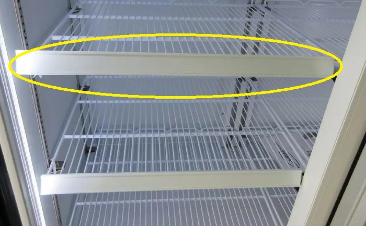 PRICECARD HOLDER MIDDLE SHELVES WHITE  7455.2205-2210-2220  7455.2410-2416-2430-2440  7455.2905-2920