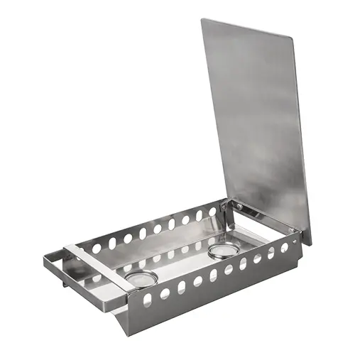 S/STEEL HOT PLATE + 2 CANDELS