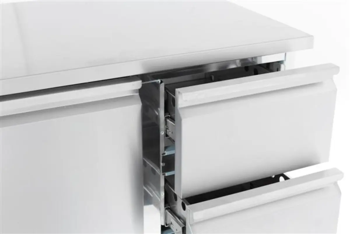 COMBISTEEL COMPACT GN700 COUNTER 1 DOOR + 2 DRAWERS 90X70