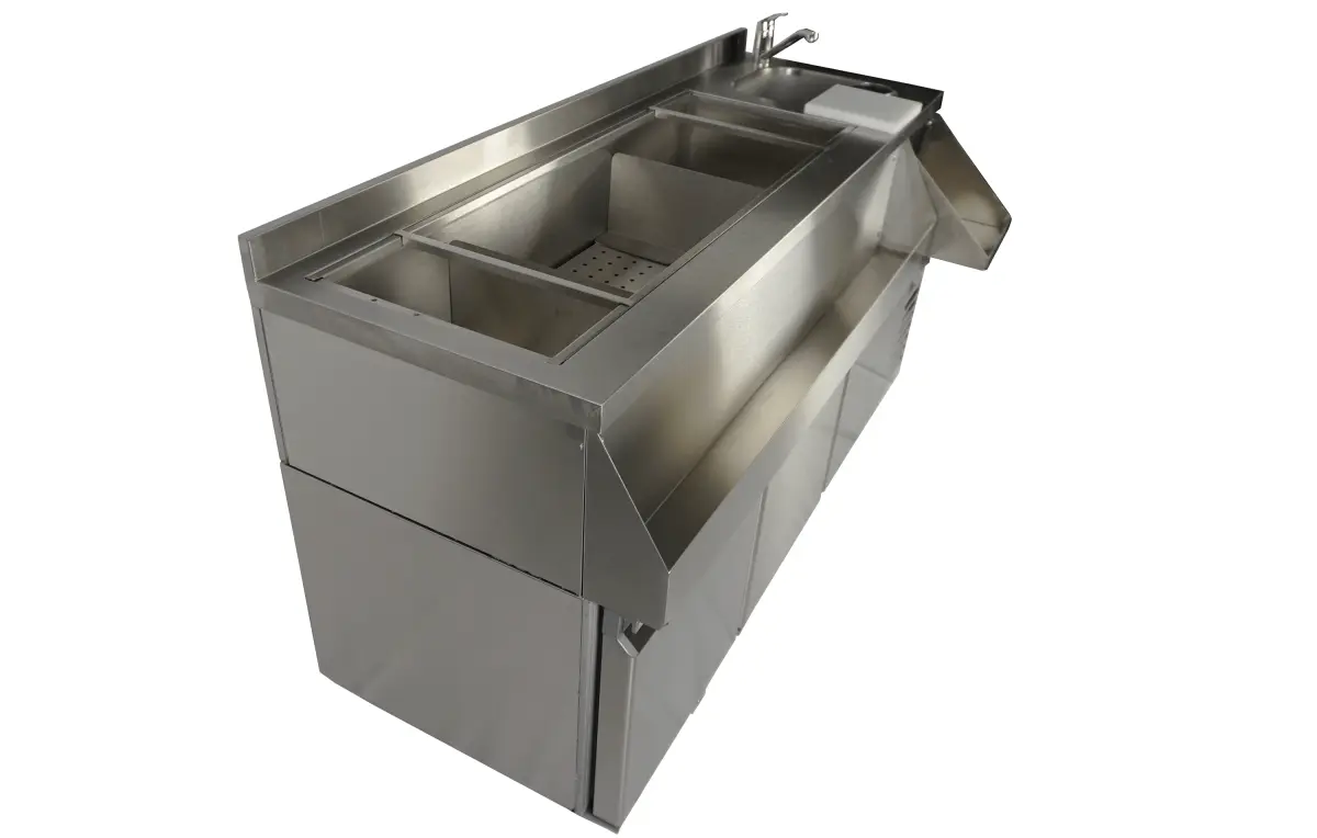 REFRIGERATED COUNTER 3 DOORS WITH COCKTAIL BAR STATION