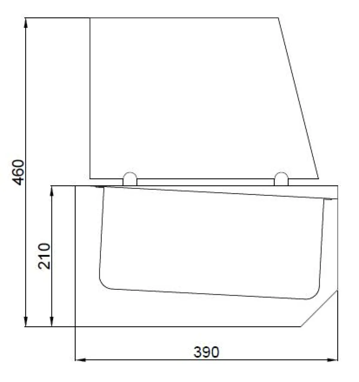 PROLINE INGREDIENT REFRIGERATED COOLER 1/3GN + GLASS TOP 155CM