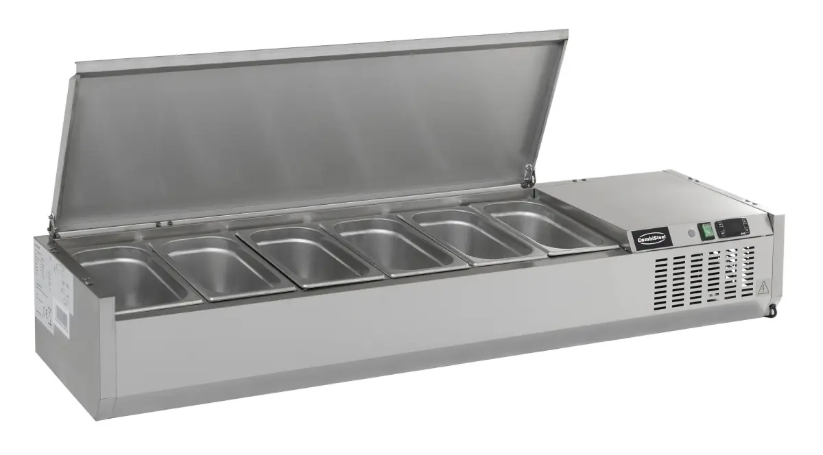 COMBISTEEL INGREDIENT COOLER 5 X 1/4GN 120X35CM
