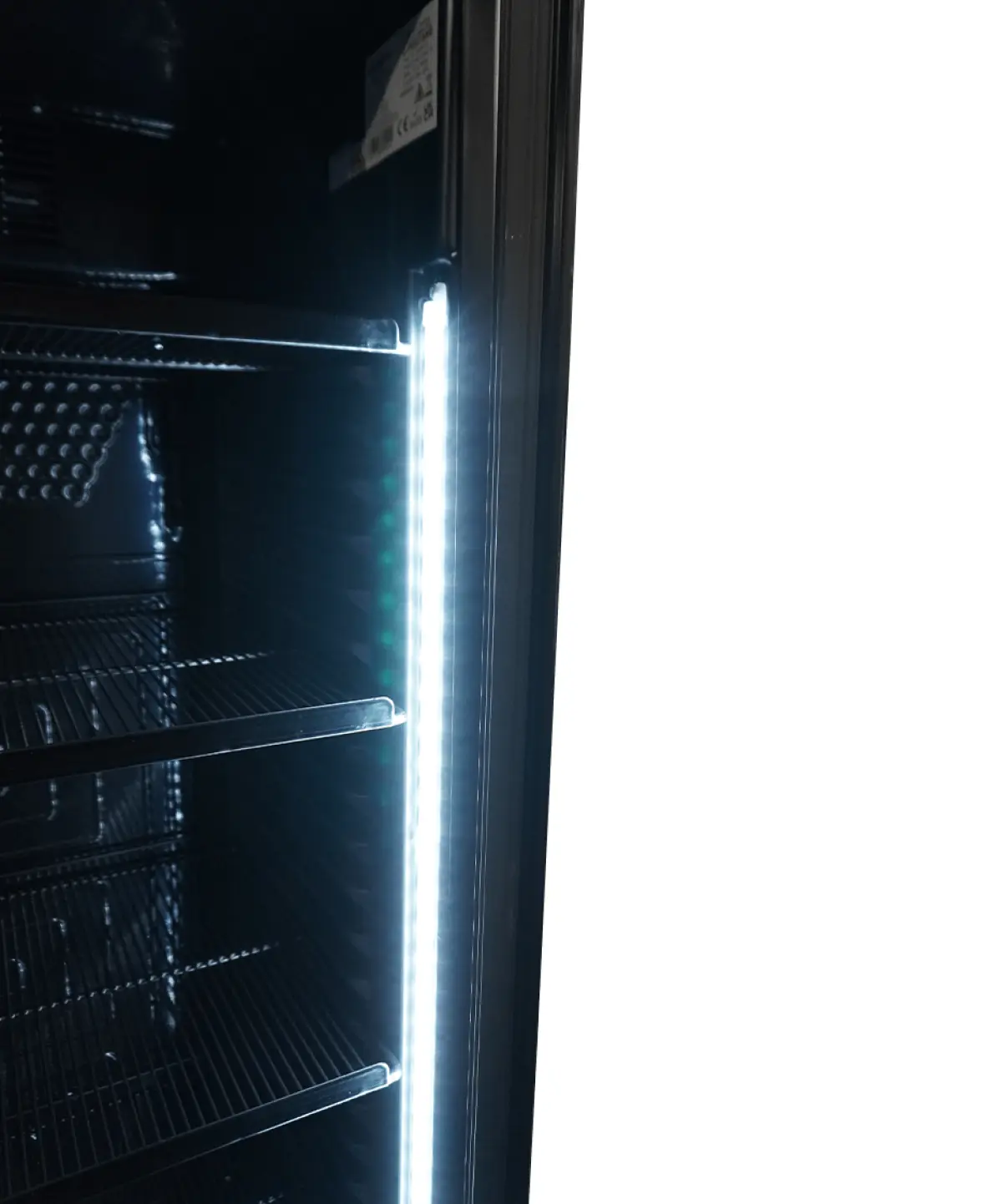 COMBISTEEL BLACK FRIDGE MERCHENDISER 59.5 X 65 X 185CM