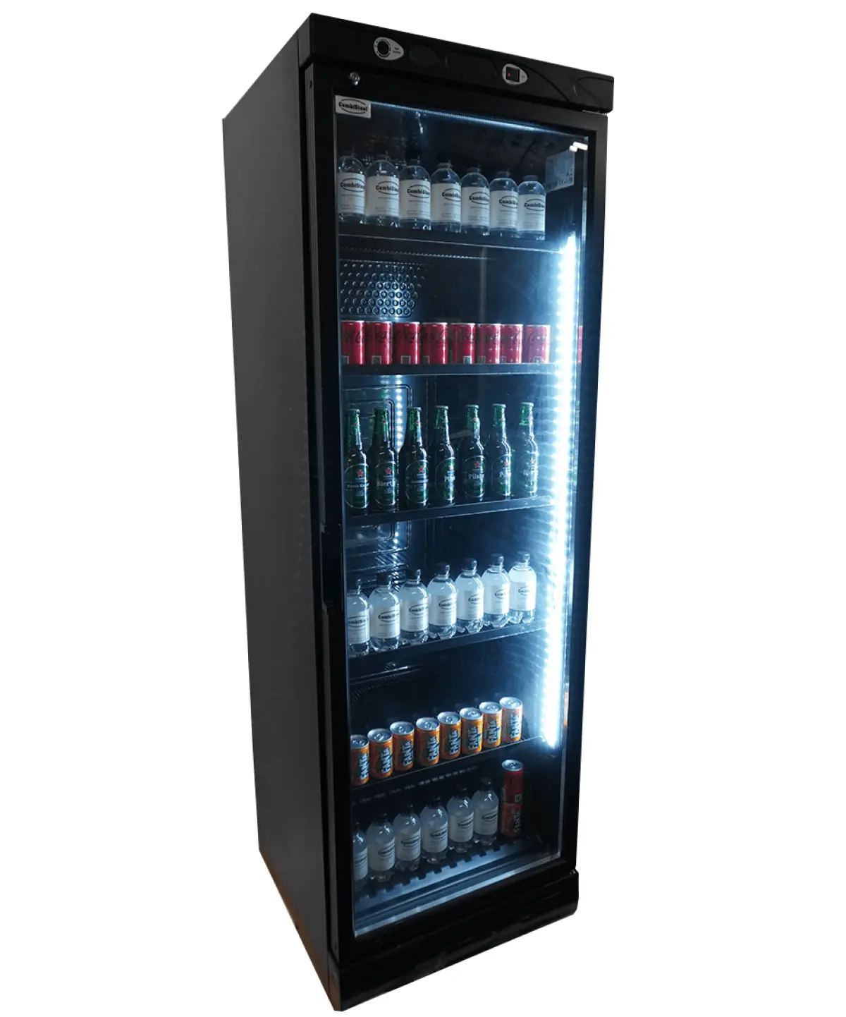 COMBISTEEL BLACK FRIDGE MERCHENDISER 59.5 X 65 X 185CM