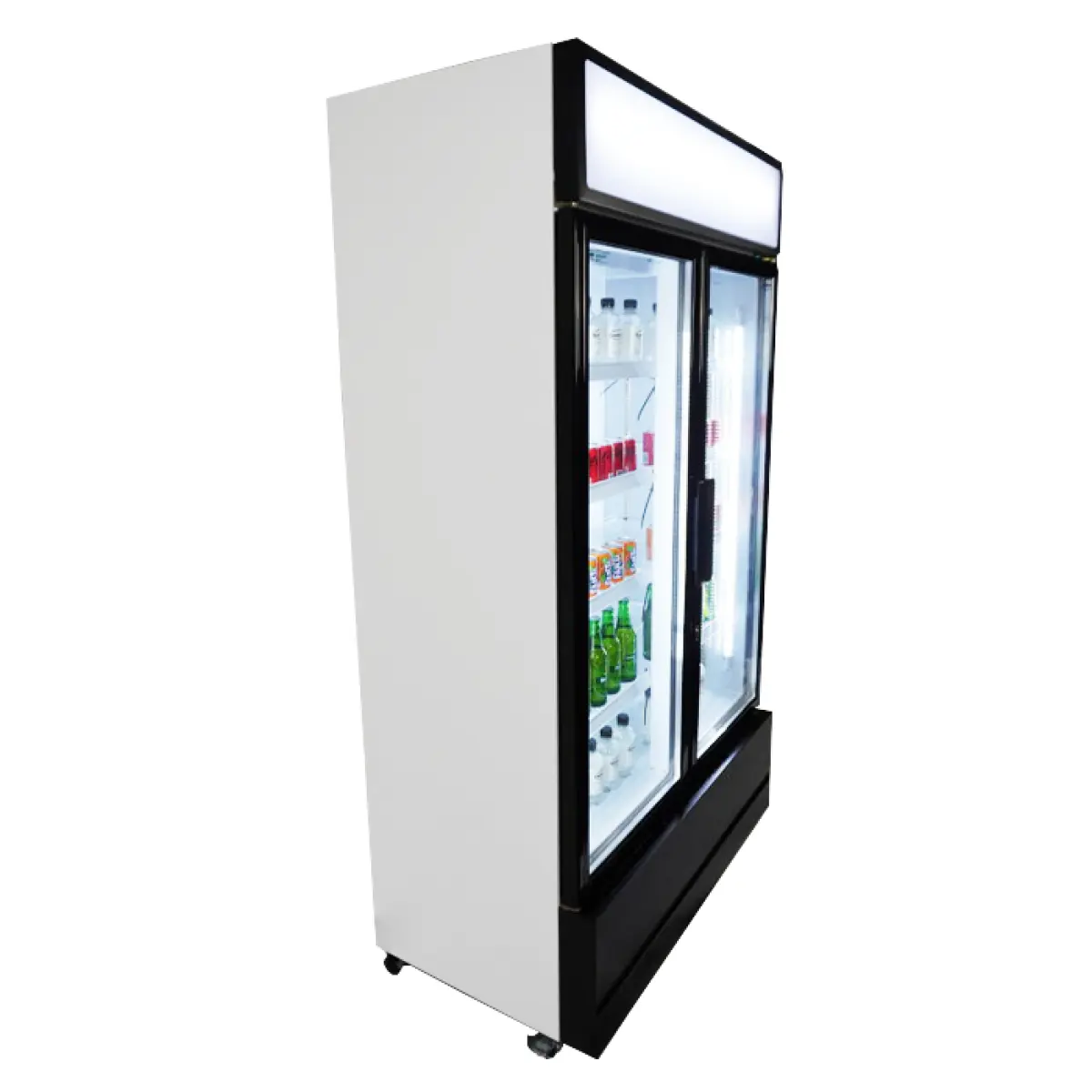COMBISTEEL UPRIGHT MERCHANDISING FRIDGE 2 DOOR 112X61X197CM