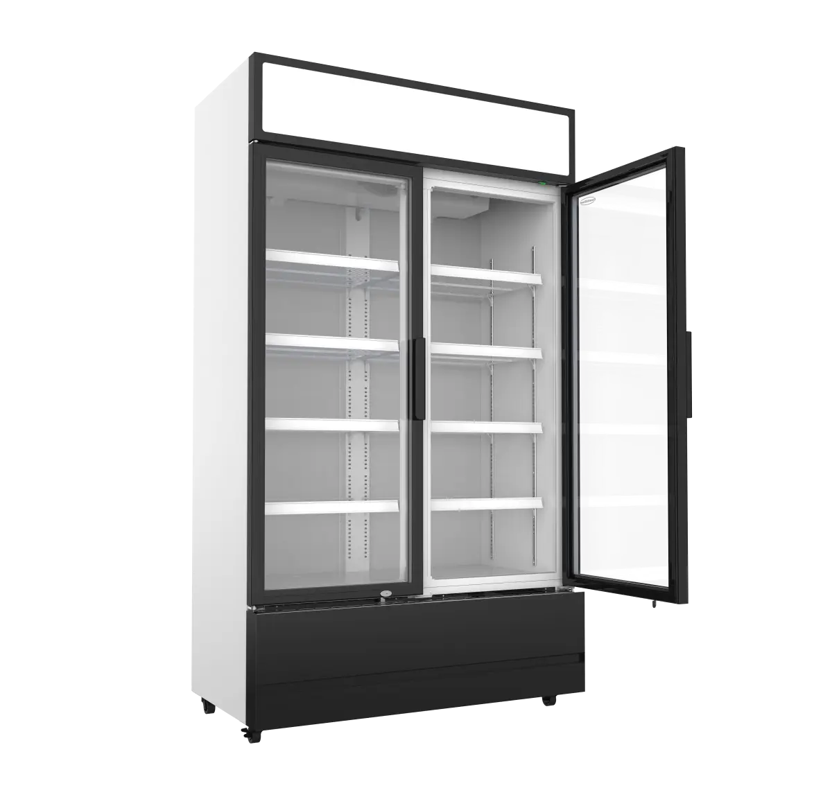 COMBISTEEL UPRIGHT MERCHANDISING FRIDGE 2 DOOR 112X61X197CM