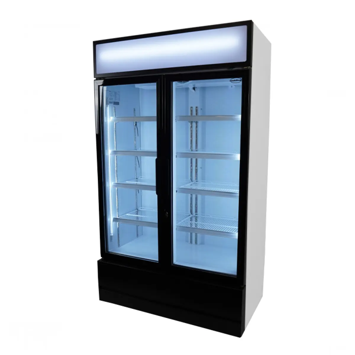 COMBISTEEL UPRIGHT MERCHANDISING FRIDGE 2 DOOR 112X61X197CM