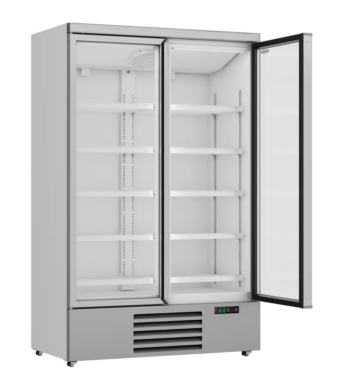 COMBISTEEL SUPERMARKET FRIDGE 2 GLASS DOOR 125X71X200