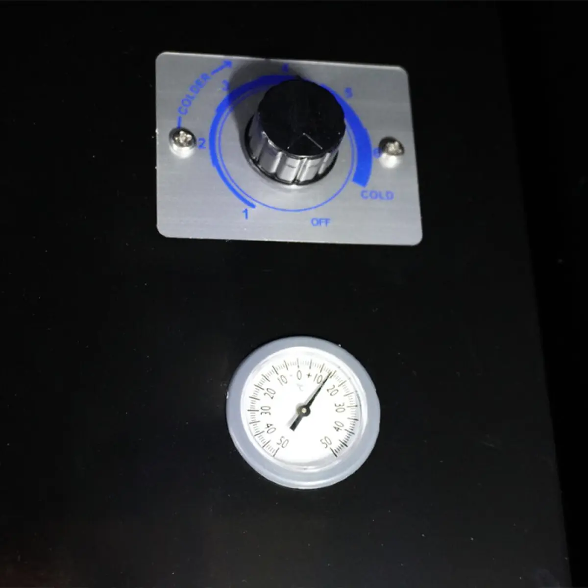 REFRIGERATOR 3 GLASS DOORS BLACK FCU-1200 BL