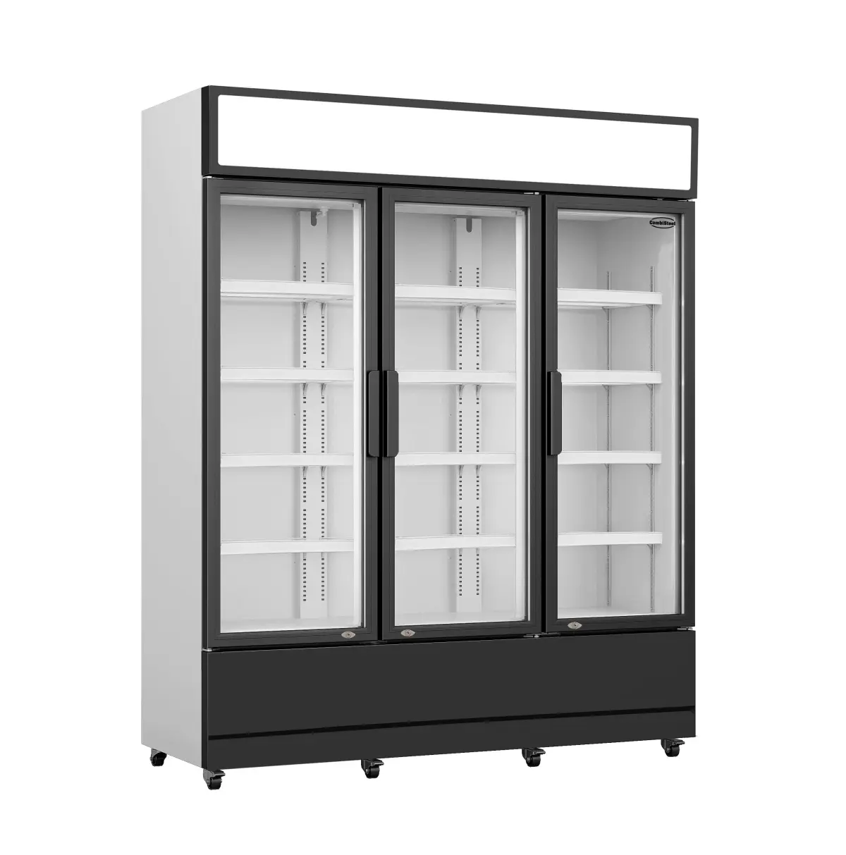 SUPERMARKET FRIDGE 3 GLASS DOOR MERCHENDISER 160X65