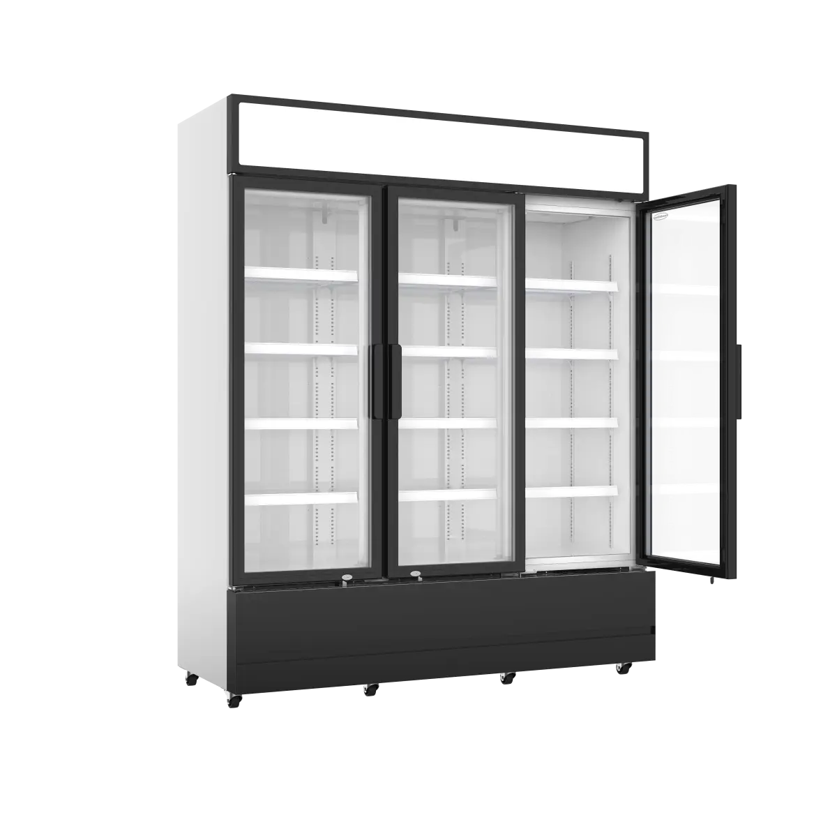 SUPERMARKET FRIDGE 3 GLASS DOOR MERCHENDISER 160X65