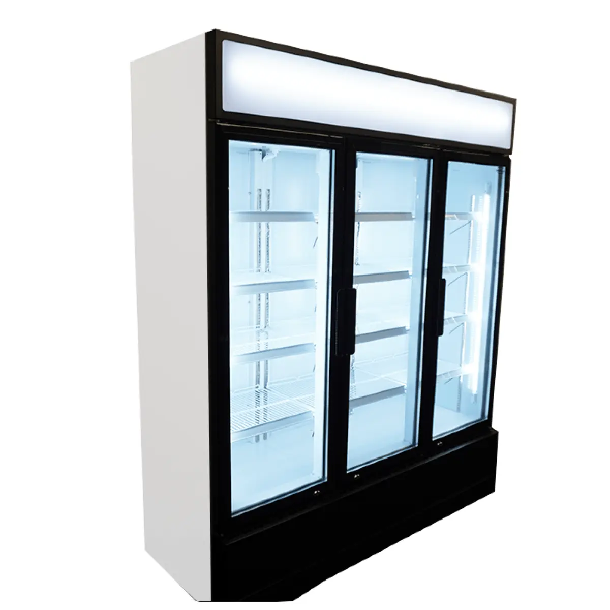 SUPERMARKET FRIDGE 3 GLASS DOOR MERCHENDISER 160X65