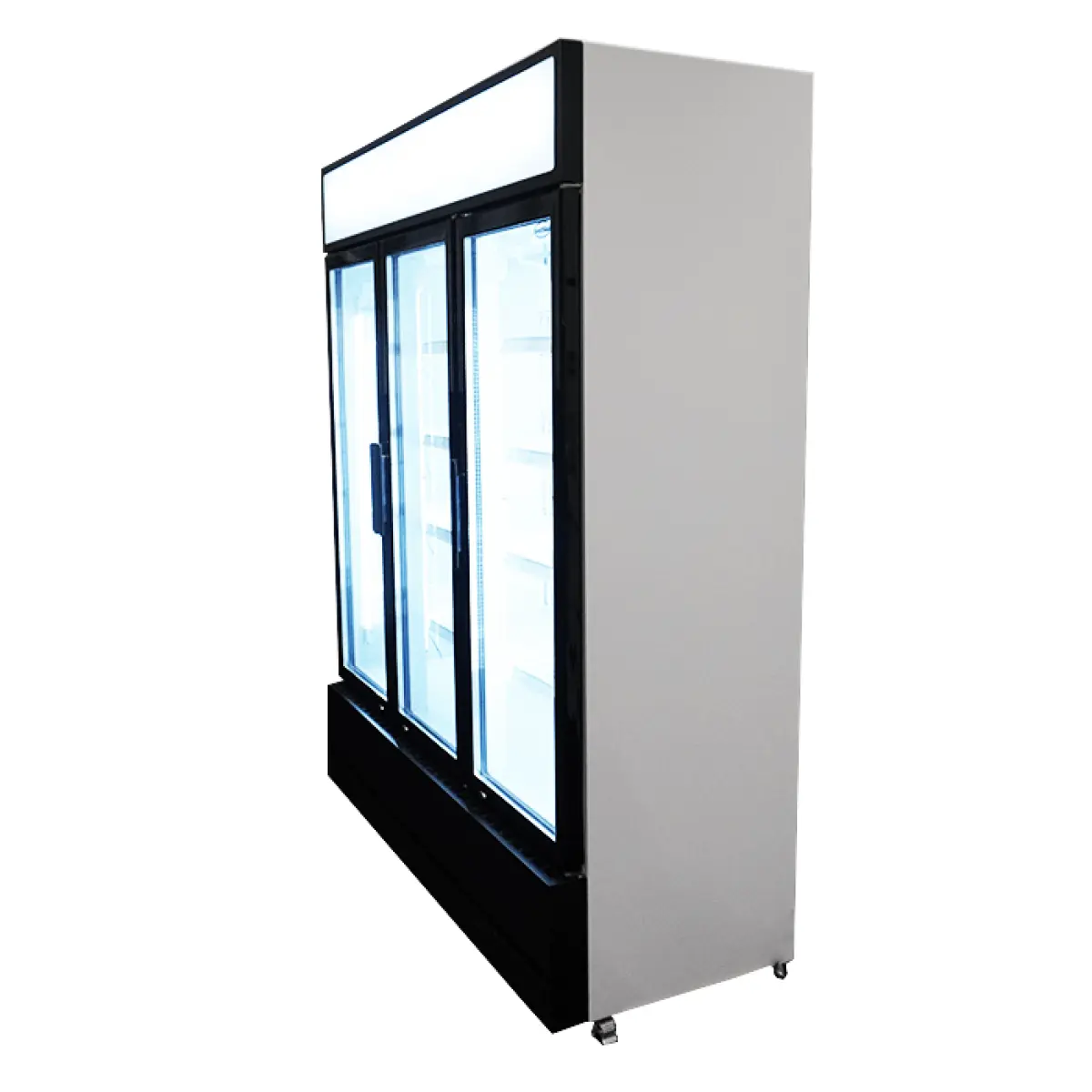 SUPERMARKET FRIDGE 3 GLASS DOOR MERCHENDISER 160X65
