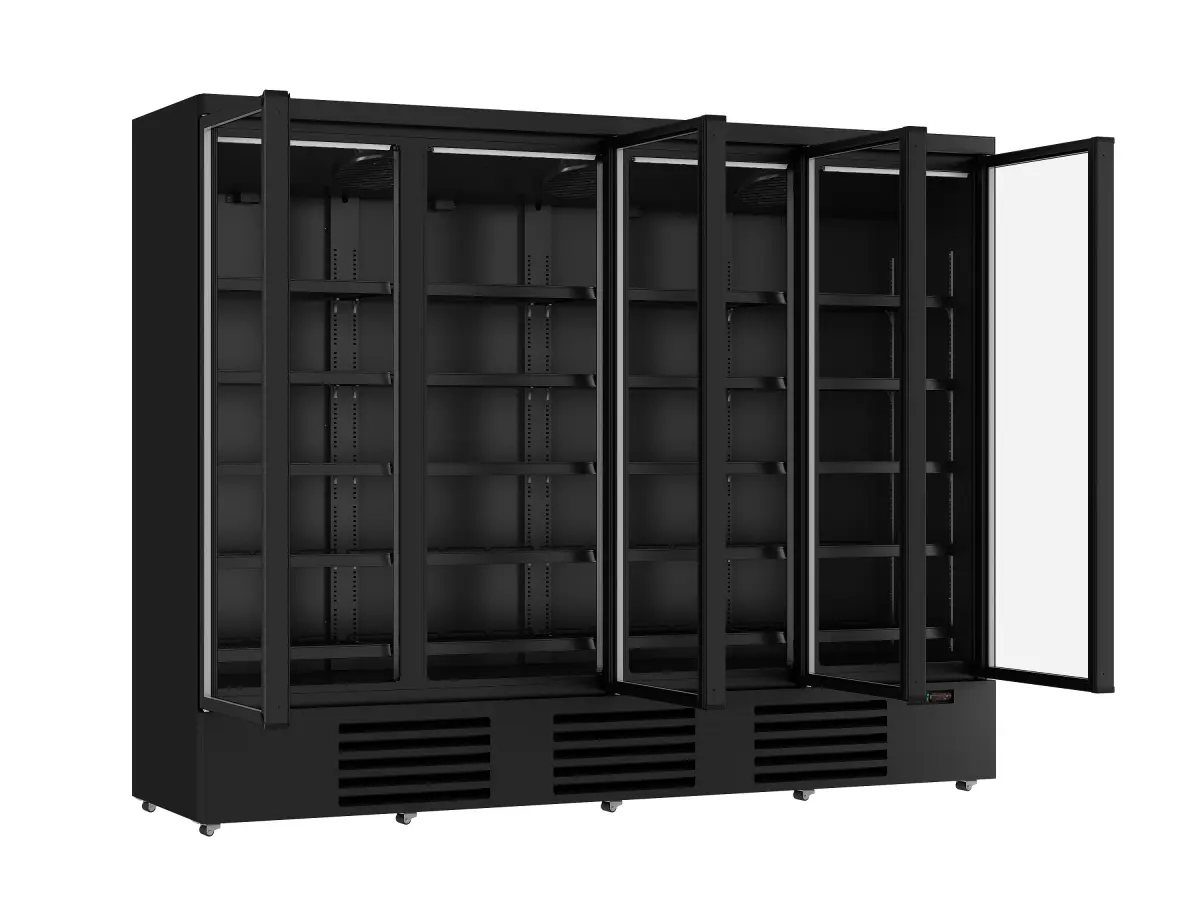 COMBISTEEL FRIDGE MERCHENDISER 4 GLASS DOORS 251X71X200