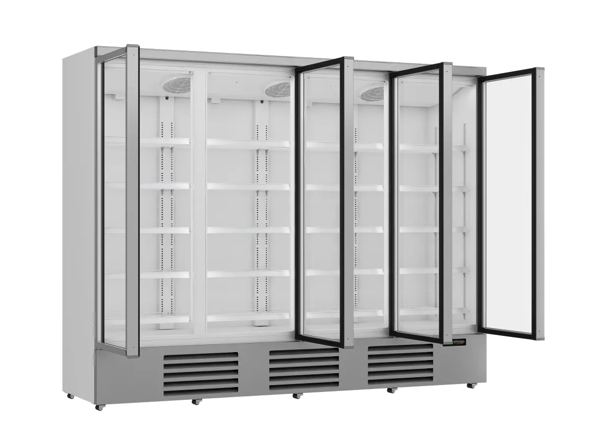 REFRIGERATOR 4 GLASS DOORS JDE-2025R*TRANSPORT ON REQUEST*