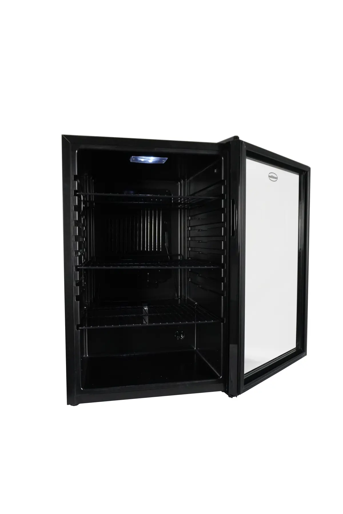 COMBISTEEL TABLETOP BLACK FRIDGE GLASS DOOR 54X54X85CM