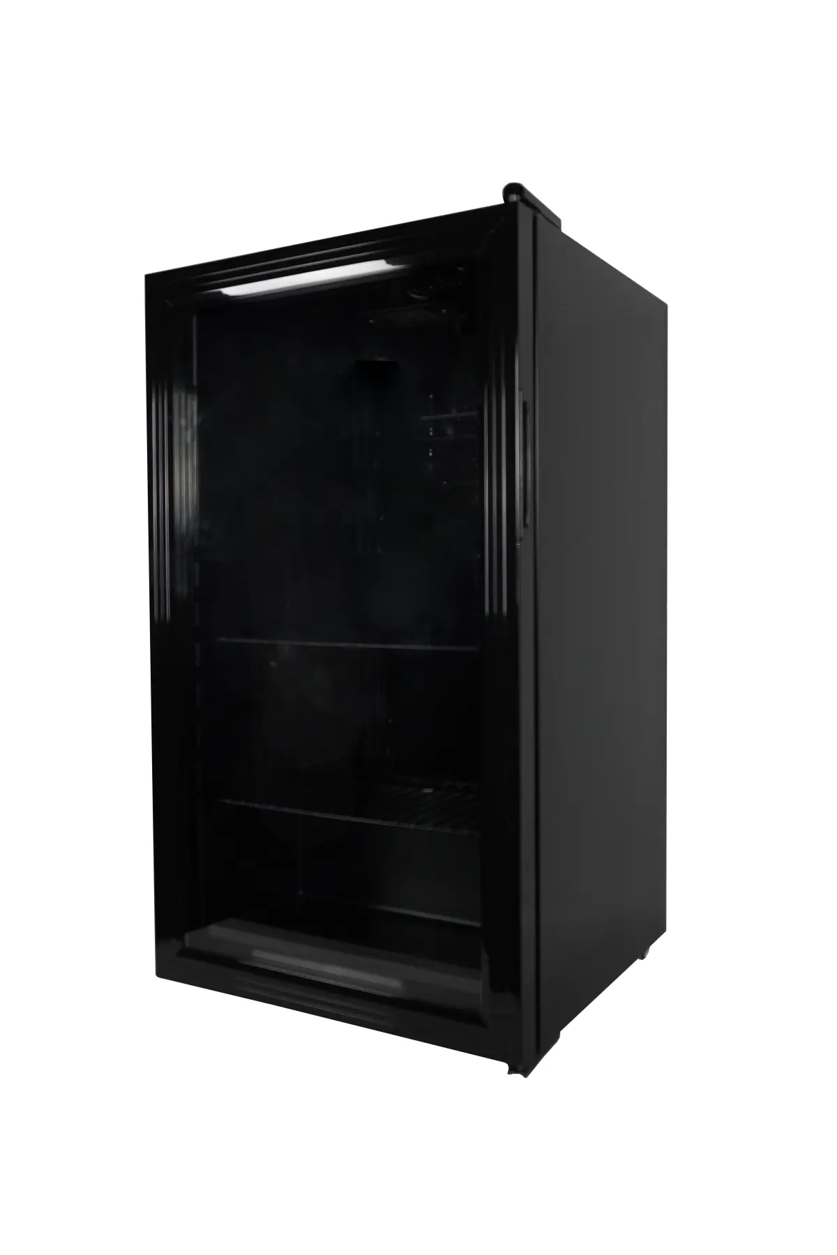 COMBISTEEL SMALL FRIDGE + GLASS DOOR - BLACK FINISH