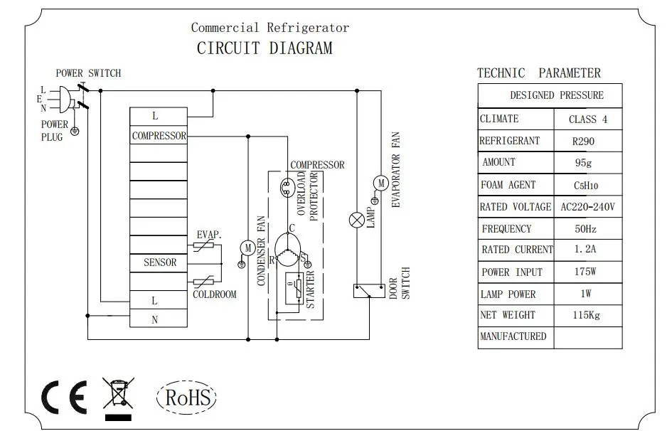 REFRIGERATOR SS 600 LTR STATIC