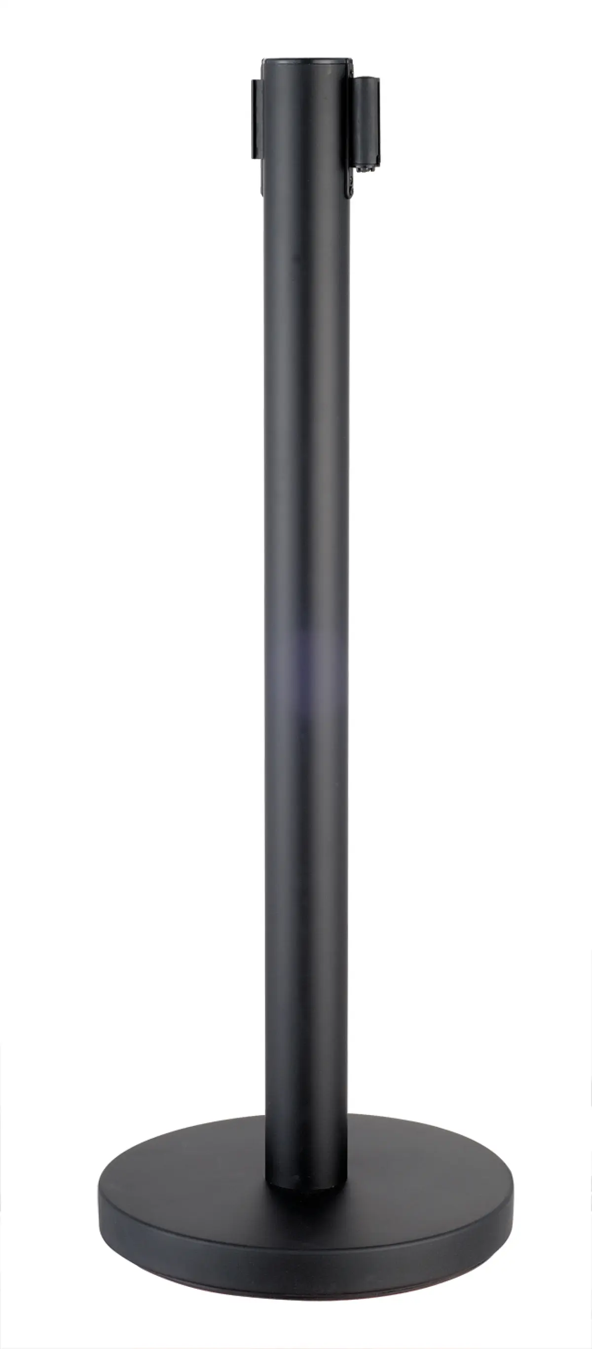 RETRACTABLE BELT STANCHION BLACK SET/2  