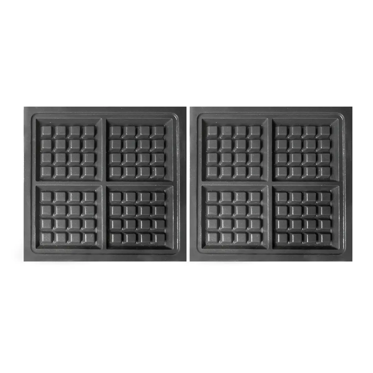 ROTATING WAFFLE IRON 4PCS BRUSSELS WAFFLE